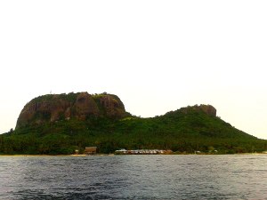 You can never miss Bongao Peak before toucihng sown Sanga-Sanga Airport